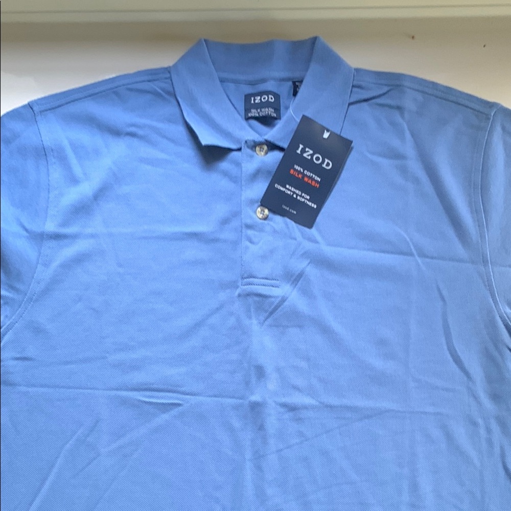 IZOD Men's Blue Polo Shirt